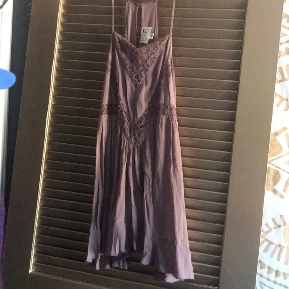 LA Hearts light plum flowy dress